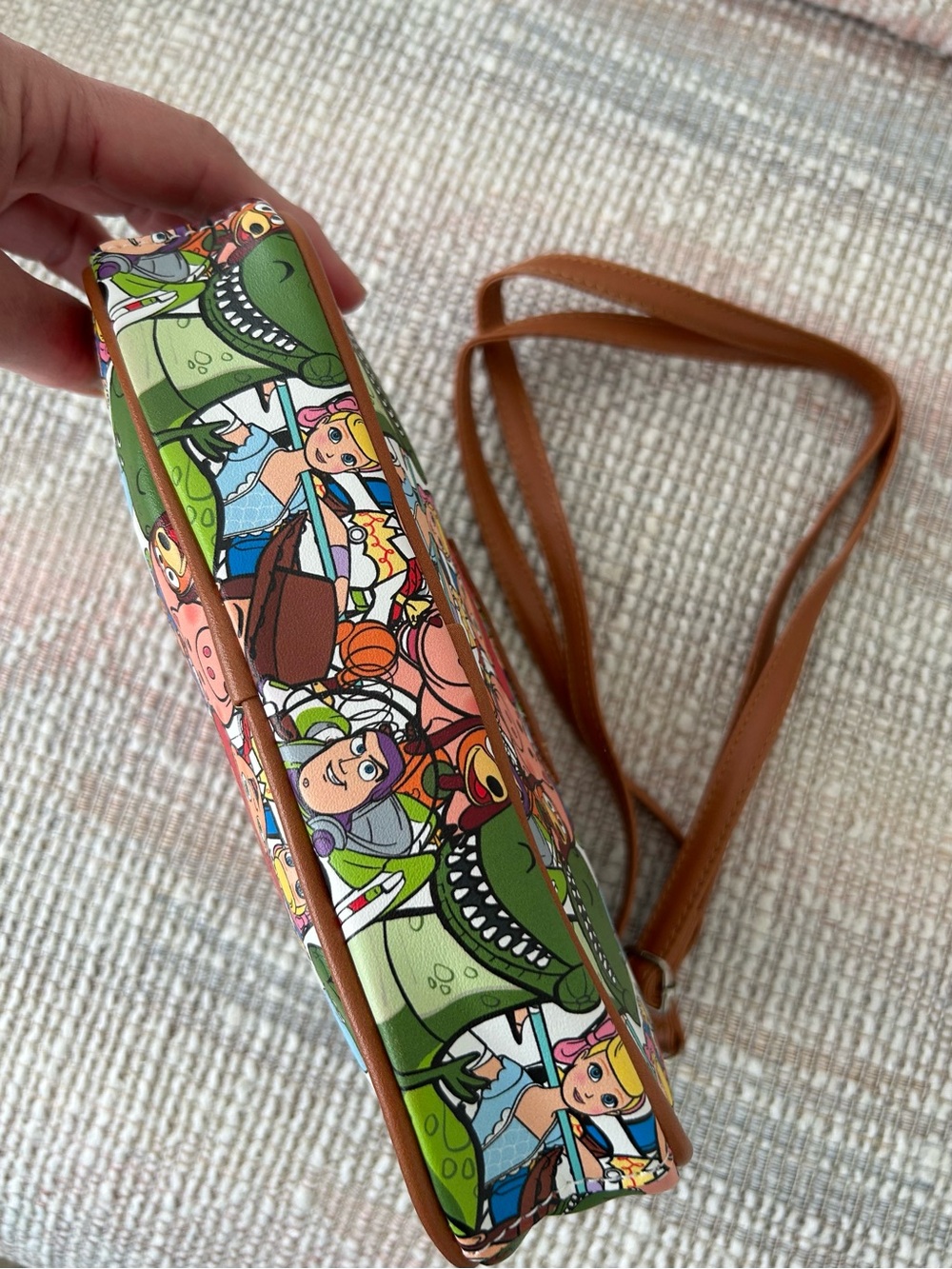 New Disney Pixar Toy Story Characters Stacked Crossbody Bag Sold Out -Box Lunch - Picture 8 of 8